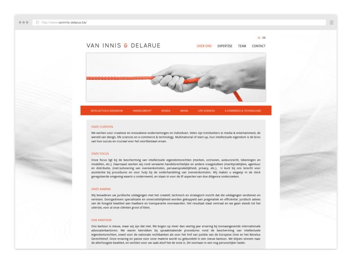 Van Innis & Delarue - Website 2013